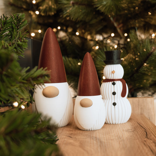 Christmas Gnomes + Snowman