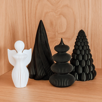 Christmas Trees + Angel