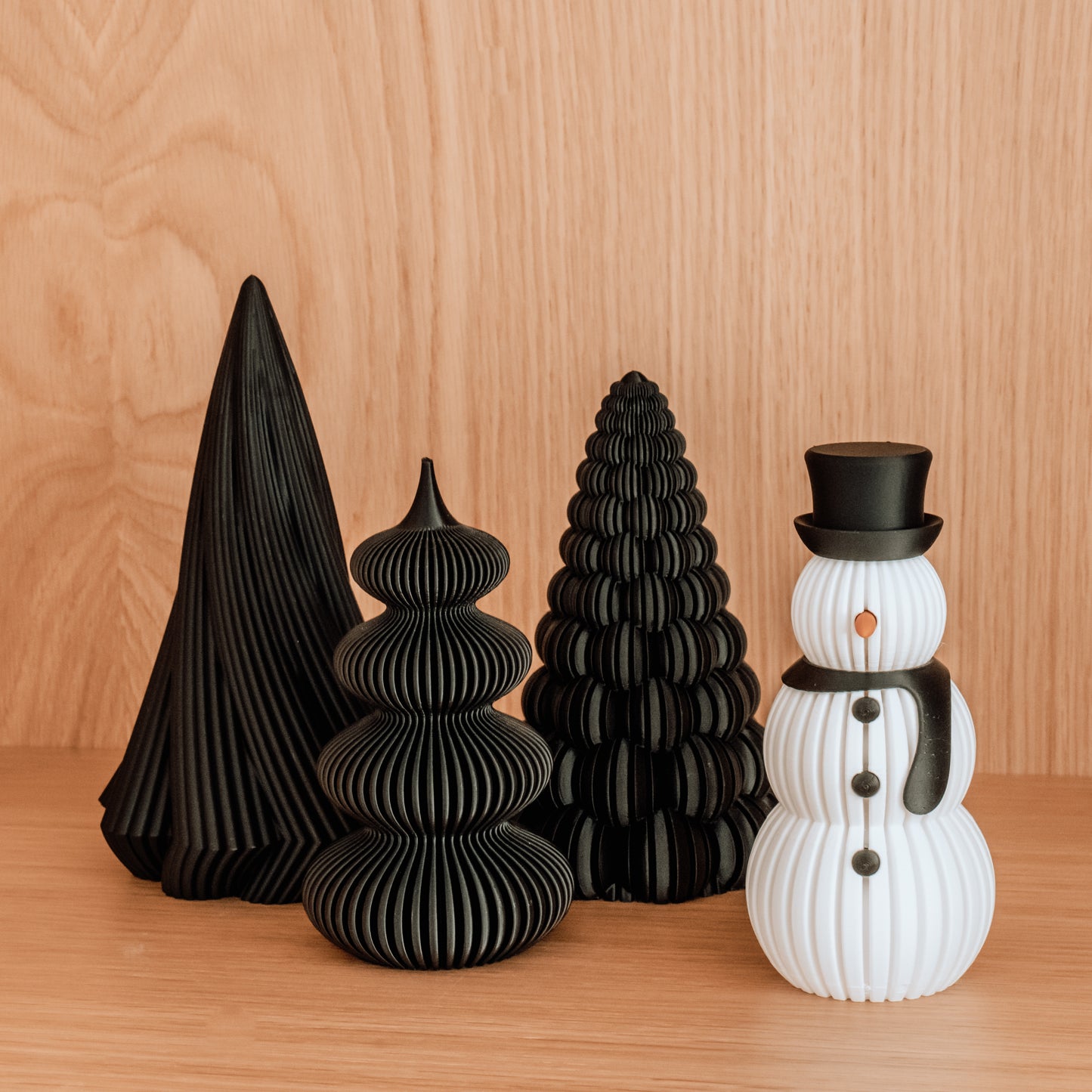 Christmas Trees + Snowman